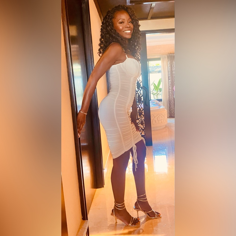 Elegant White Mini Dress